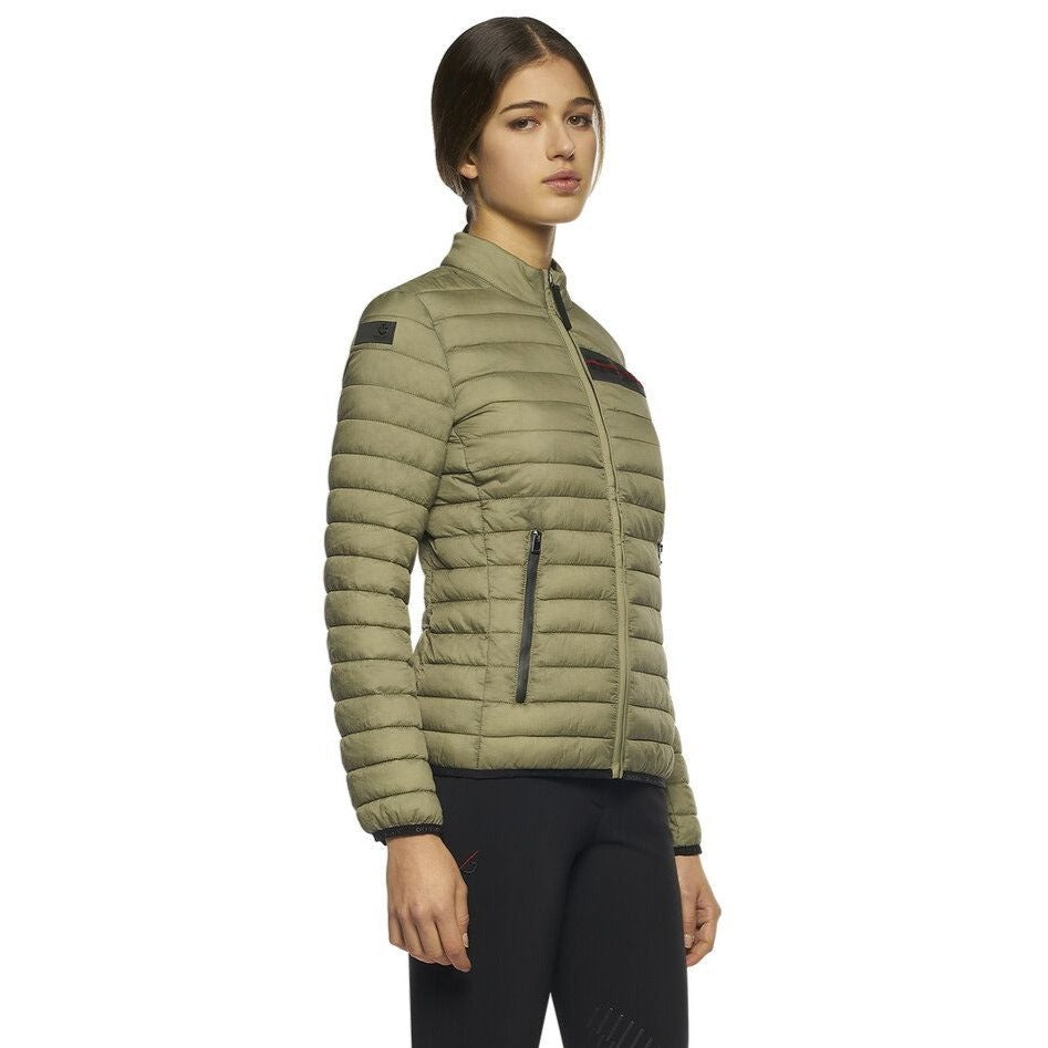 Cavalleria Toscana CT Team Read Stripe Quilted Jacket-Trailrace Equestrian Outfitters-The Equestrian