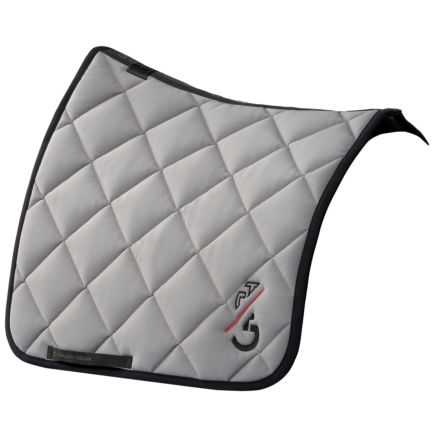 Cavalleria Toscana Team Red Stripe Saddle Pad - Dressage-Trailrace Equestrian Outfitters-The Equestrian