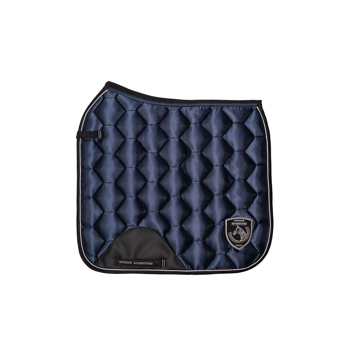 Dressage Honeycomb Quilted Satin Saddle Pad-Trailrace Equestrian Outfitters-The Equestrian
