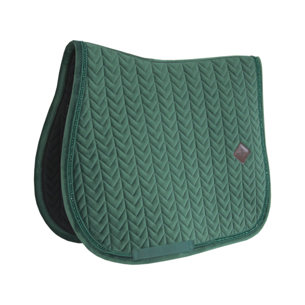 Kentucky Horseware Velvet Saddle Pad Pearls Jumping-Trailrace Equestrian Outfitters-The Equestrian