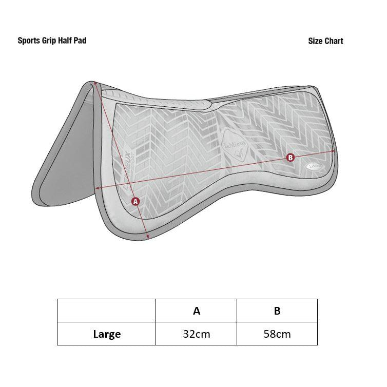 LeMieux Sports Grip Memory Half Pad-Southern Sport Horses-The Equestrian