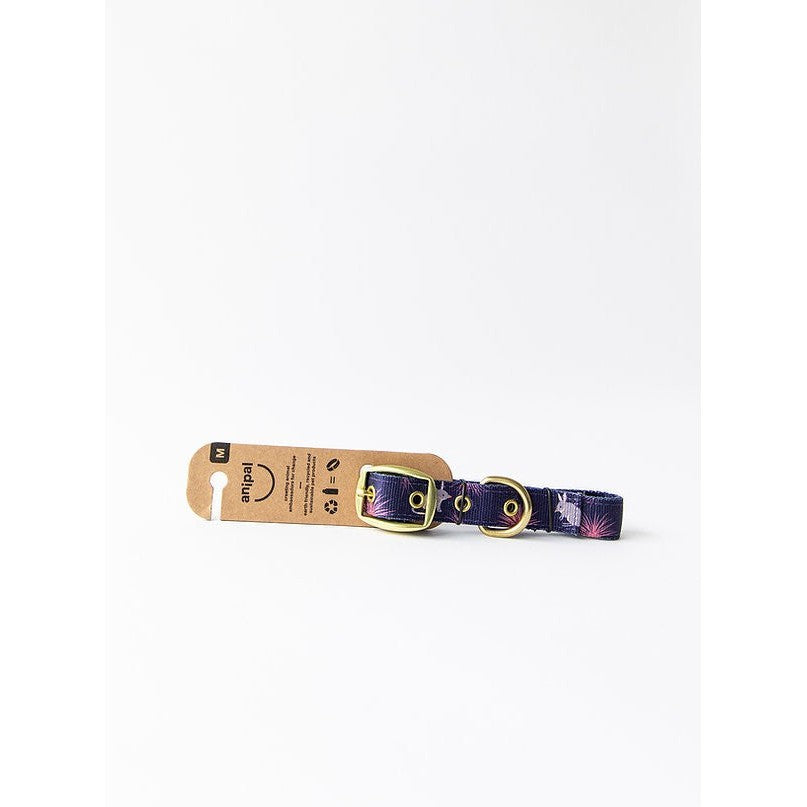 Anipal brand colorful collar with packaging on white background.