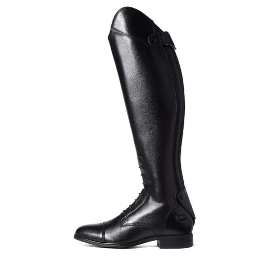 Boots Tall Ariat Field Kinsley Black Ladies-Ascot Saddlery-The Equestrian