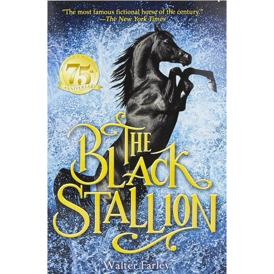 Breyer Horse Toys: The Black Stallion book cover, 75th anniversary edition.