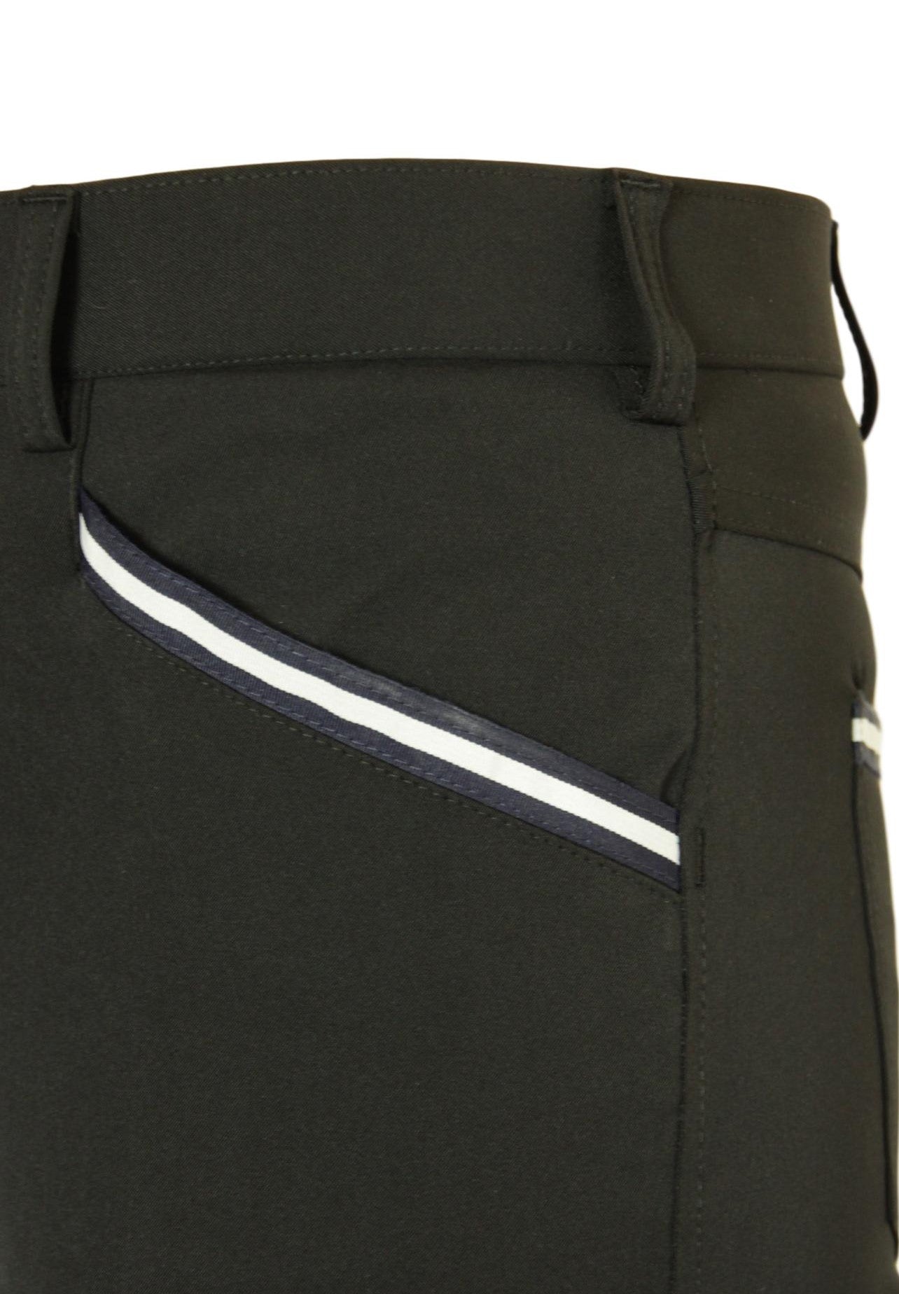 CoolMax Jodhpurs in sizes 6 to 28, in Black with Silicone seat grip-Plum Tack-The Equestrian