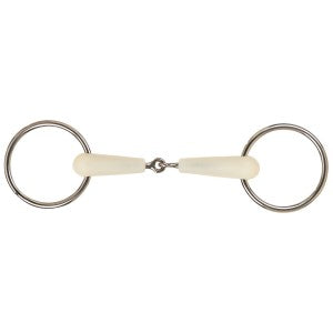 Ring Snaffle Jointed Happy Mouth-Ascot Saddlery-The Equestrian