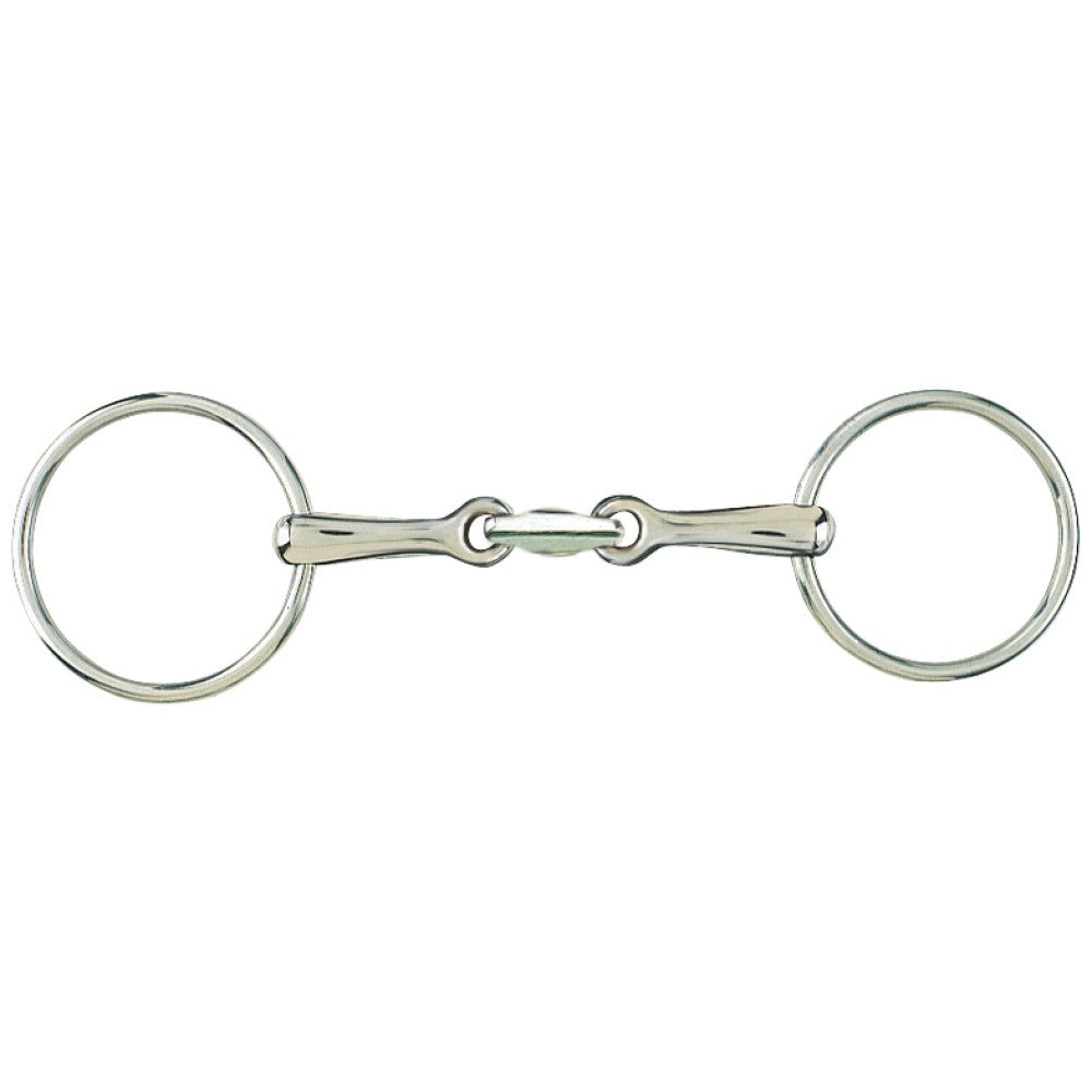Training Snaffle Loose Ring Stainless Steel-Ascot Saddlery-The Equestrian