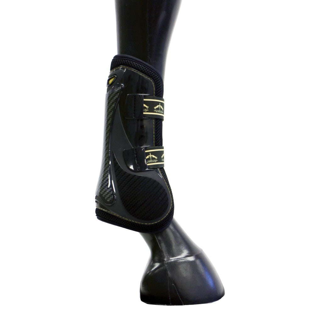 Veredus Carbon Gel Grand Slam Front Tendon Boots Black-Ascot Saddlery-The Equestrian