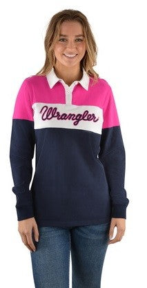 Wrangler rugby jumper womens sale
