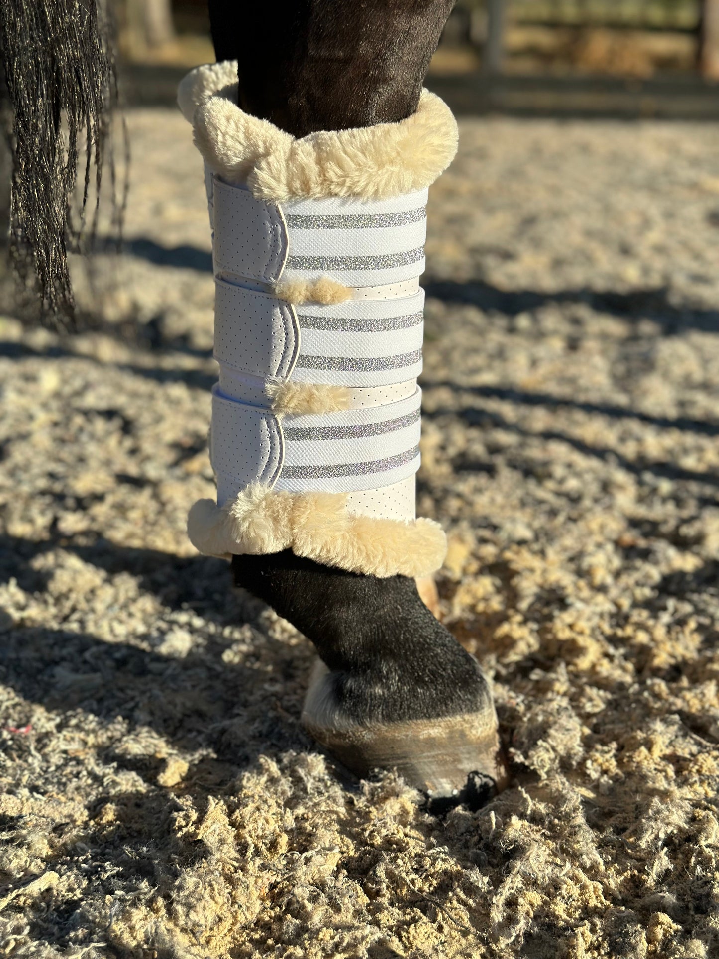 Aero 2.0 | Cool Flow Brushing Boots | White-Ippico Equestrian-The Equestrian