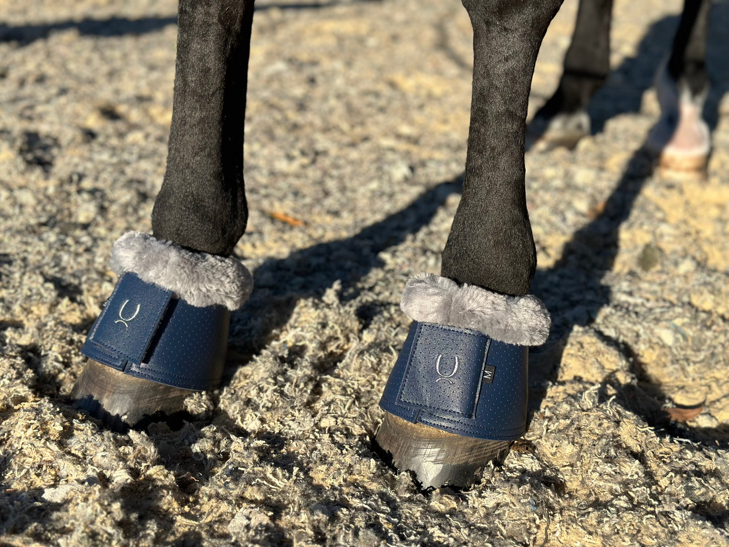 Liscio | Fur Lined Bell Boots | Navy * Pre - Order 5th October 2023 *-Ippico Equestrian-The Equestrian
