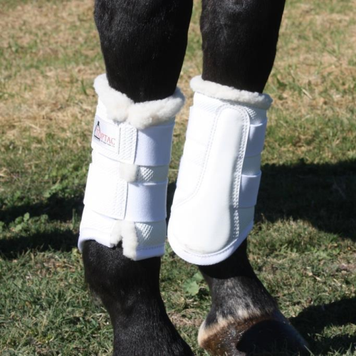 Toptac Fleece Tendon Boots-Trailrace Equestrian Outfitters-The Equestrian