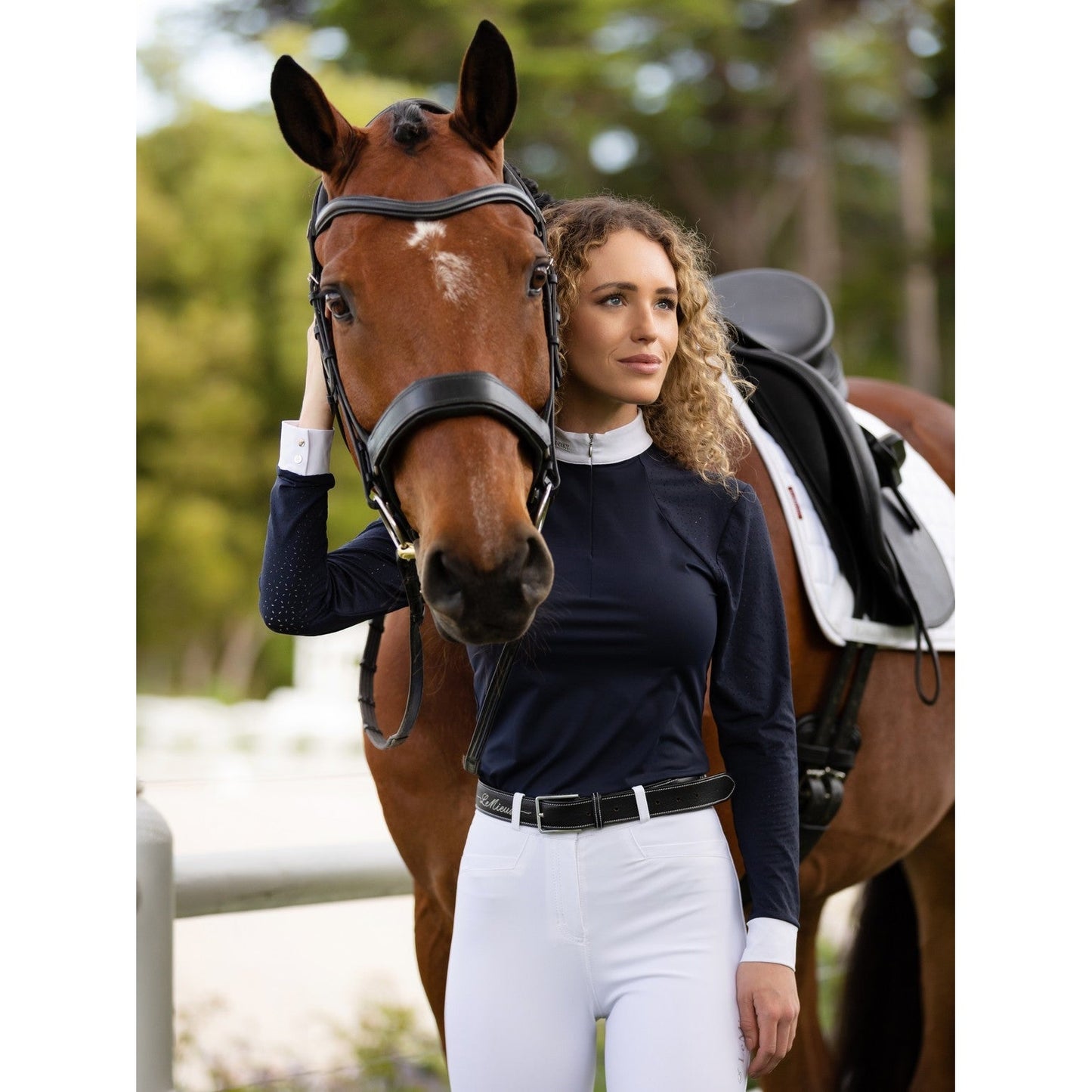 LeMieux Olivia Long Sleeve Show Shirt-Southern Sport Horses-The Equestrian