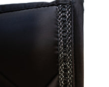 Black Crystal Saddle Pad- Dressage