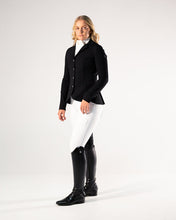 Competition Breeches-Diamond Snow White with Black Seat