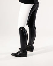 Competition Breeches-Diamond Snow White with Black Seat