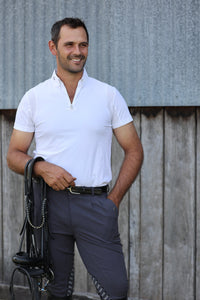 QJ Riding Wear Men's Breech with Silicon Knee Grip