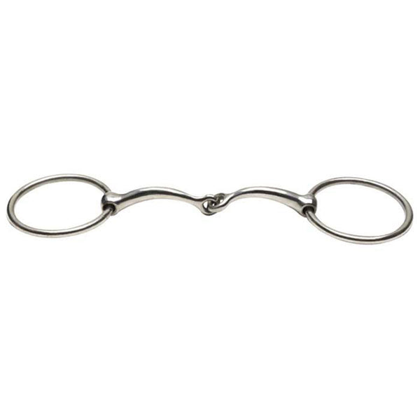 Zilco Curved Mouth Snaffle 65mm Ring