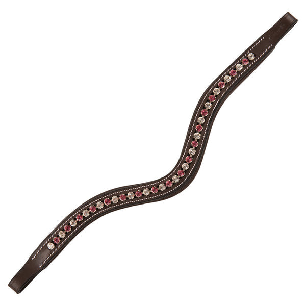 Pink/White Crystal Browband