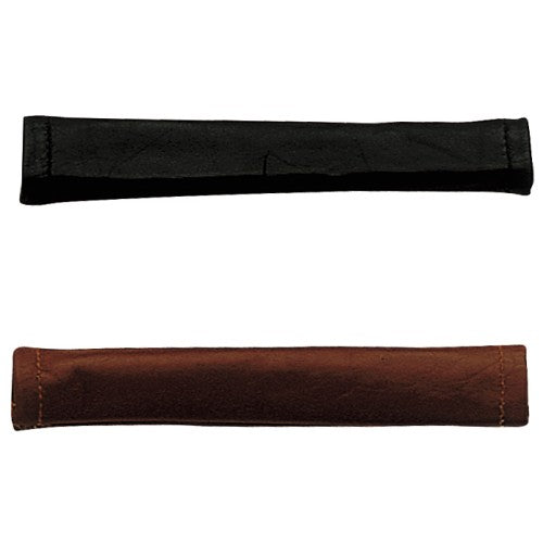 Curb Chain Guard Closed Leather [:black]