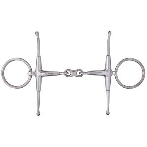 Fm Ring Snaffle Bit French Mouth Stainless Steel [:11.5cm 4.5"]