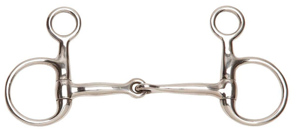 Baucher Snaffle Jointed Mouth Stainless Steel [:11.5cm 4.5"]