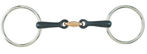 Training Snaffle Loose Ring Sweetiron & Copper Mouth [:11.5cm 4.5"]