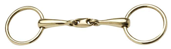 Training Bradoon Kk Style Fine Mouth Gold [:12.5cm 5.0"]