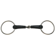 Ring Snaffle Rubber Jointed Stainless Steel [:11.5cm 4.5