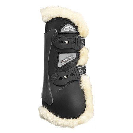 Veredus Grand Prix Baloubet Boots Wool Lined Front Black [:large]