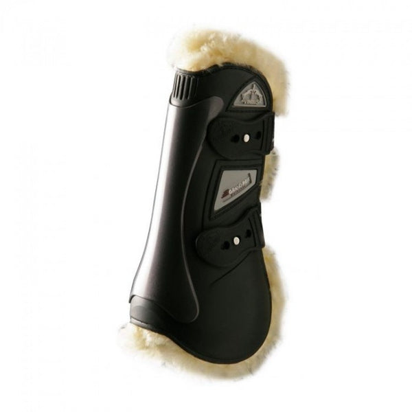Veredus Grand Prix Baloubet Boots Wool Lined Front Black [:large]