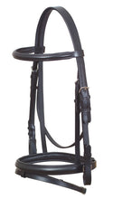 Bridle Dressage Leather Eurohunter Black [:cob]