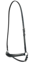 Noseband Drop Leather Aintree Black [:cob]