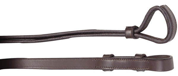 Reins Plain Leather Aintree 1/2 Inch Black 