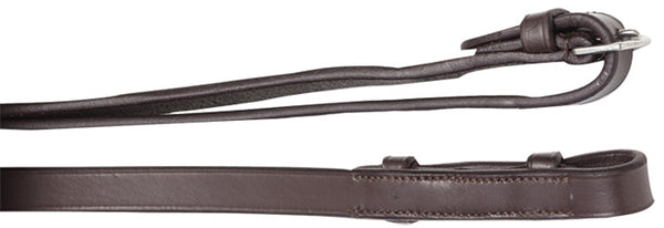 Reins Plain Leather Aintree 5/8 Inch [:black]