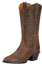 Western Boots Ariat Heritage Distressed Brown Ladies [:6.0 By Order]