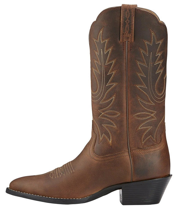 Western Boots Ariat Heritage Distressed Brown Ladies [:6.0 By Order]