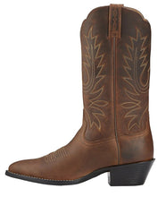 Western Boots Ariat Heritage Distressed Brown Ladies [:6.0 By Order]