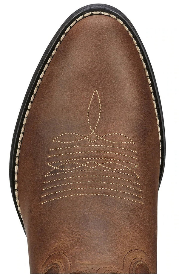 Western Boots Ariat Heritage Distressed Brown Ladies [:6.0 By Order]