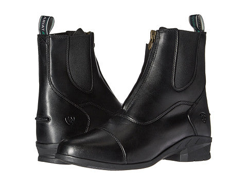Boots Riding Ariat Heritage Zip Iv Paddock Black Ladies [:6.0 By Order]