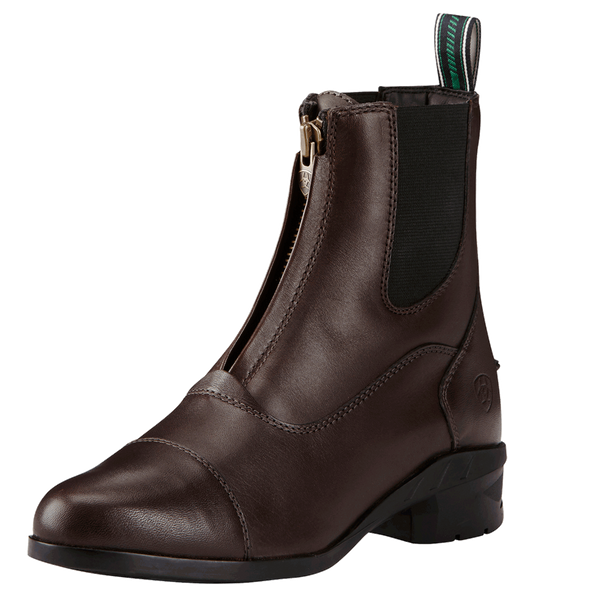 Boots Riding Ariat Heritage Zip Iv Paddock Brown Ladies [:6.0 By Order]