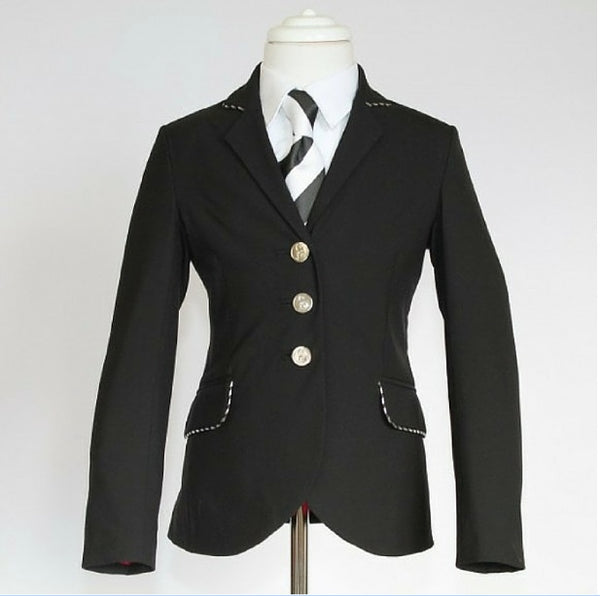 Riding Jacket Showgirl Sb Trim Show Navy Childs [:10]