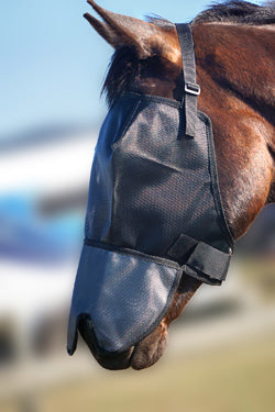 Flyveils By Design Uv Blockout Fly Mask Black [:cob]
