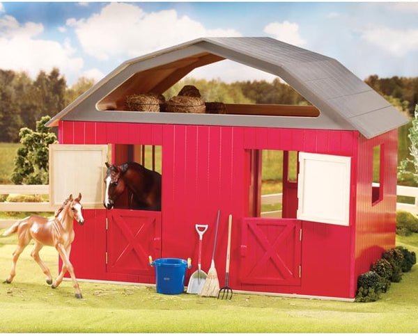 Breyer Traditional Barn Red Two Stall