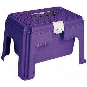 Grooming Box Step Up Tack Box Showmaster Purple