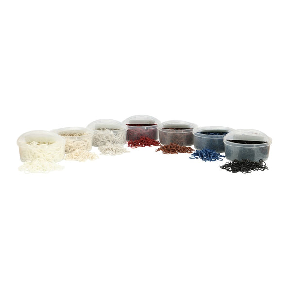 Plaiting Rubber Bands Tub [:black]