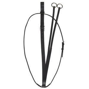 Martingale Running Leather Norfolk Black [:cob]