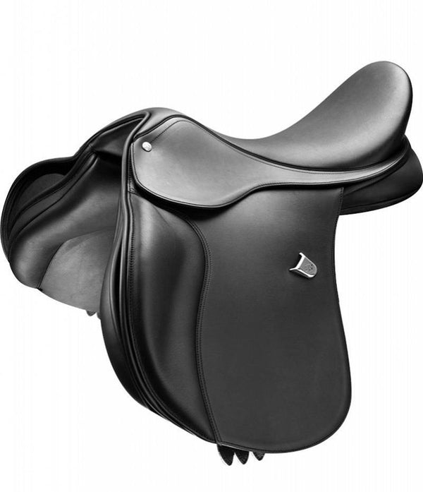 Bates All Purpose Saddle Cair Black [:43cm 17.0"]