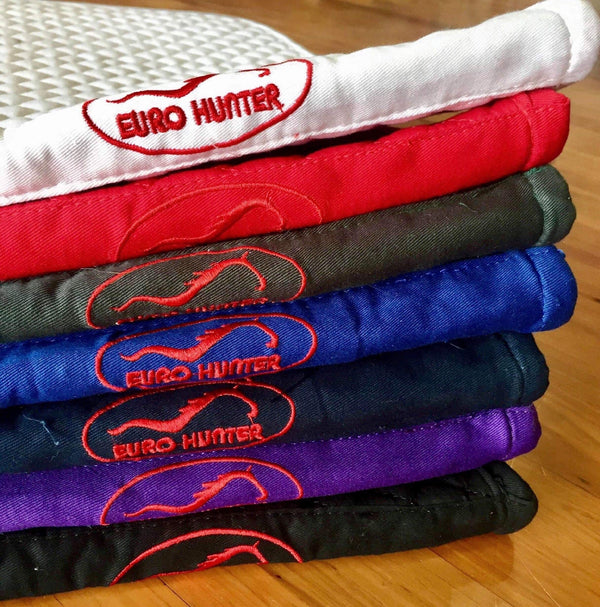 Saddlecloth Dressage Quilted Eurohunter White [:full]