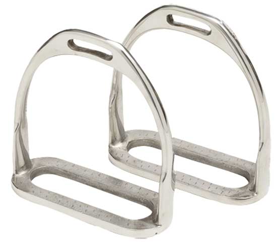 Stirrup Irons Two Bar Stainless Steel [:small Childs 3.75" By Ord]